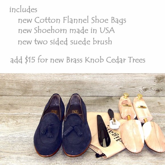 * NIB * $395 Bruno Magli NILO 9 M Navy Suede Nordstrom * add $15 new Trees main image 11